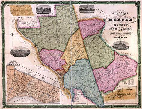 Maps Mercer County 1849
