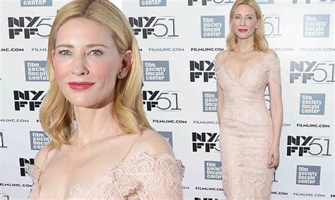Cate Blanchett Stuns In A Nude Gown Blue Jasmine Star Honoured At New My Xxx Hot Girl