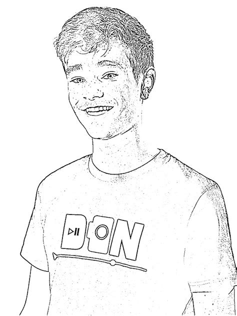 Don De Jong Youtube Coloring Page Funny Coloring Pages