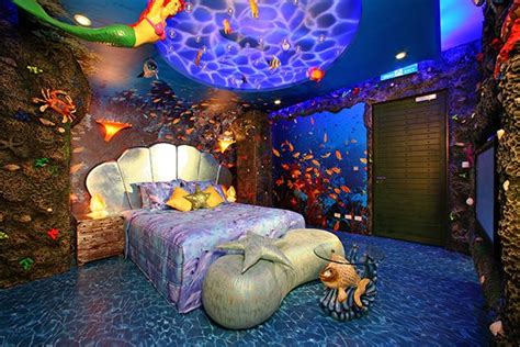 Sato Castle Mermaid Themed Room 510 美人魚 Princess Theme Bedroom Mermaid