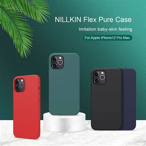 New Liquid Silicone Rubber Flex Pure Case For Apple Iphone 12 Pro Max