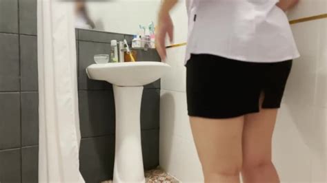 หุ่นอวบ นมใหญ่ กำลังดี โดนเย็ดในห้องน้ำ asian big boobs sex in bathroom