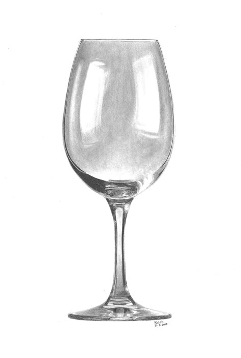 Glass Sketch Drawing
