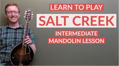 Salt Creek Intermediate Bluegrass Mandolin Lesson With Tab Youtube