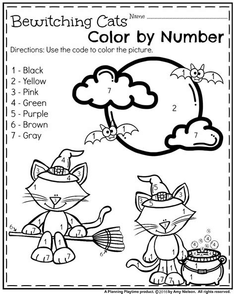 Pin by Brittiny Rothmeier on Preschool  Halloween worksheets
