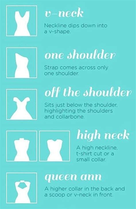 Truebluemeandyou Diy Guide To Fashion Terms And Oh Types Of Necklines