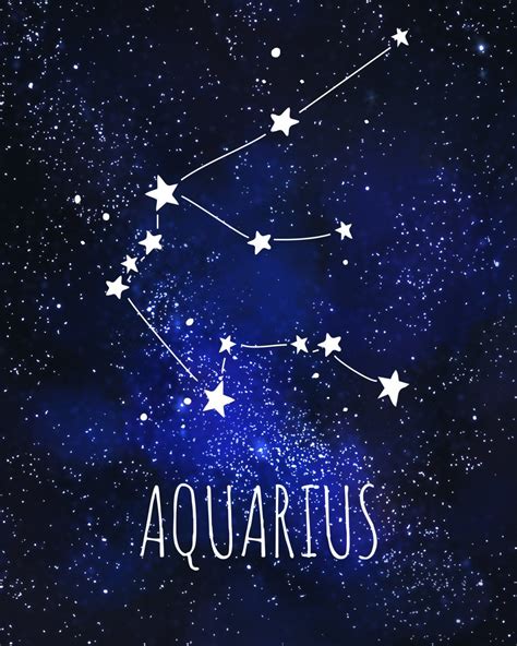 Aquarius Constellation Wallpapers Wallpaper Cave