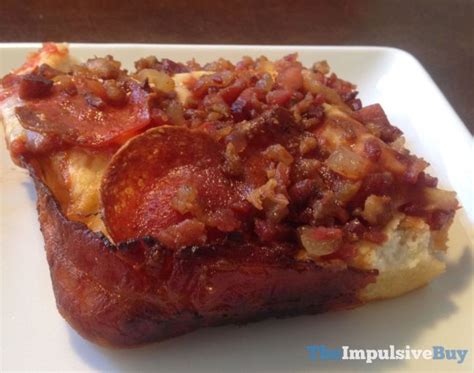Review Little Caesars Bacon Wrapped Crust Deep Deep Dish Pizza The
