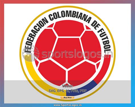 Colombia Soccer Sports Vector Svg Logo In 5 Formats Spln000968