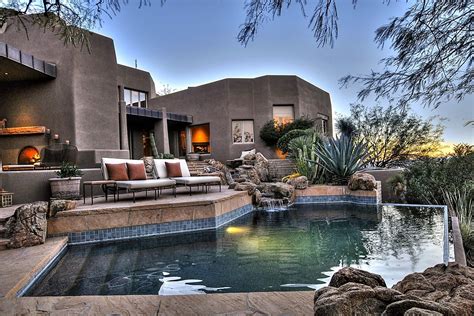 Arizona Desert Home Combines Waterscaping Xeriscaping And