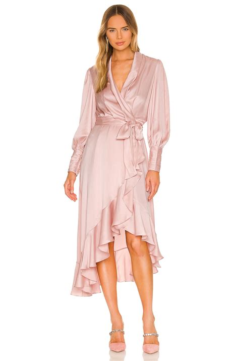 Silk Wrap Midi Dress Dresses Images 2022