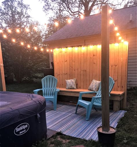 Wondering how to design a backyard on a budget? Backyard Ideas on a Budget: Our $160 DIY Patio Makeover - The Frugal South