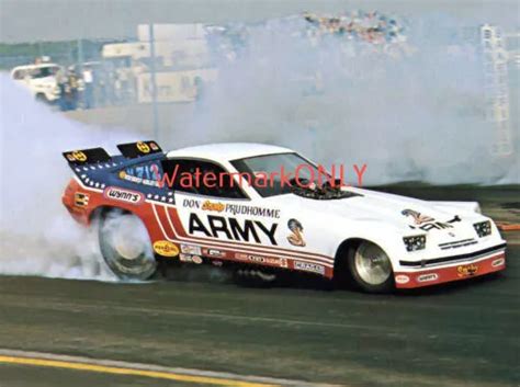 Don Andsnakeand Prudhomme Army 1975 Chevy Monza Nitro Funny Car Photo