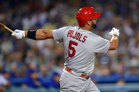 Who Did Albert Pujols High Five After Mashing A Home Run