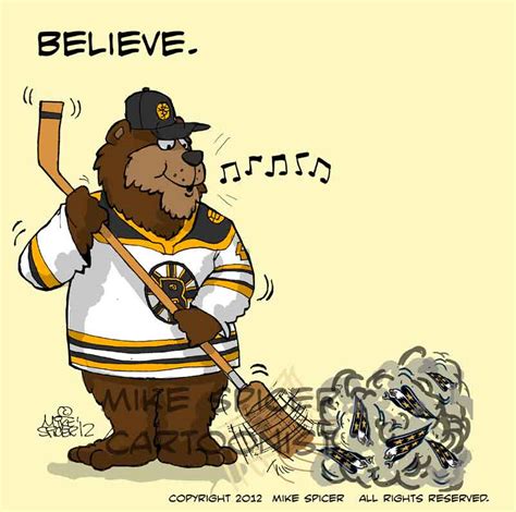 Mike Spicer Cartoonist Caricaturist Believe Bruins Vs Capitals