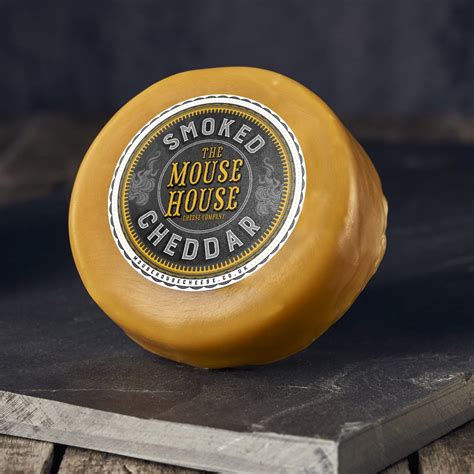 Smoked Cheddar Cheese By The Mouse House Cheese Company 200g Smoked