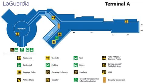 American Airlines Laguardia Terminal Map