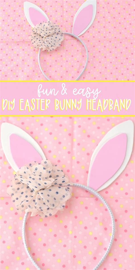 Diy Easter Bunny Ears Headband Fun And Easy Fun Happy Home