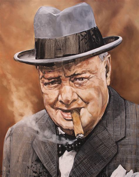 Corné Eksteen Featured Artwork Portrait Of Winston Chruchill