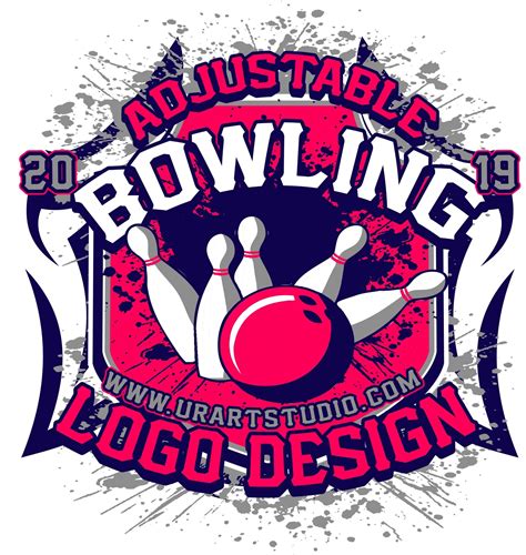 Bowling Adjustable Vector Logo Design For Print Ai Eps Pdf 505