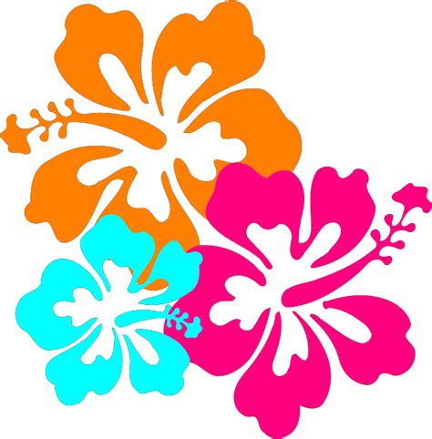 Hawaiian Flower Vector Png Clipart Full Size Clipart 5281092