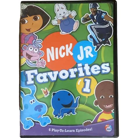 Nick Jr Favorites Vol One Nickelodeon Dvd Lazytown Blue S Clues Oswald Dora Picclick