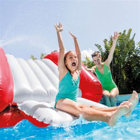 Intex Inflatable Pool Water Slide Red And Intex Inflatable Pool Water