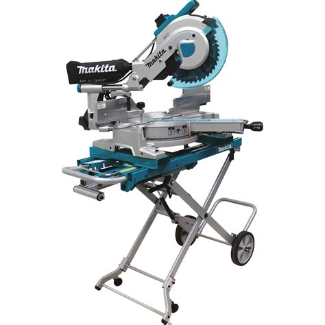 Makita Makita 12 In Slide Compound Miter Saw Wlaser And Stand