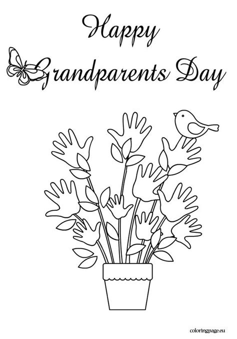 12 Grandparents Day Coloring Page Print Color Craft
