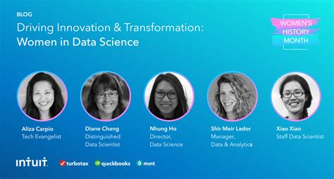 Driving Innovation And Transformation Women In Data Science Intuit