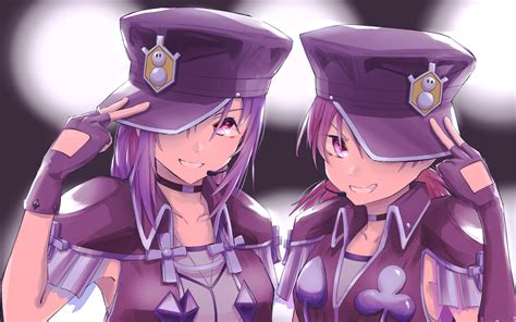 Download Wallpapers 4k Sarah Kazuno Leah Kazuno Manga Police Girls