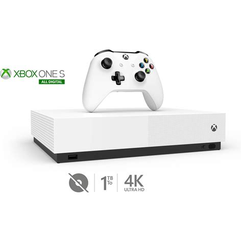 Microsoft Xbox One S All Digital Edition 4k Hdr Gaming Console With 1tb