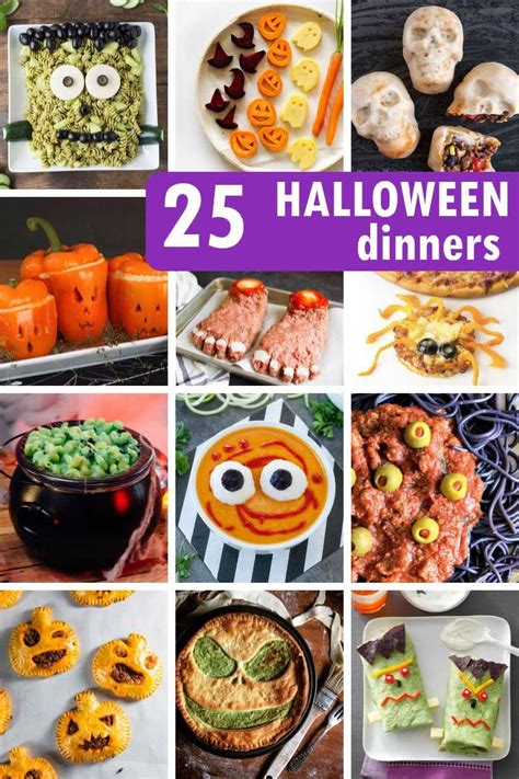 25 Halloween Dinner Ideas For Kids Or Your Halloween Party Halloween