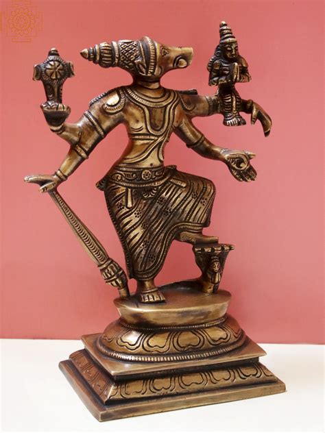 8 Varaha Avatar Of Bhagawan Vishnu In Brass Handmade Made In