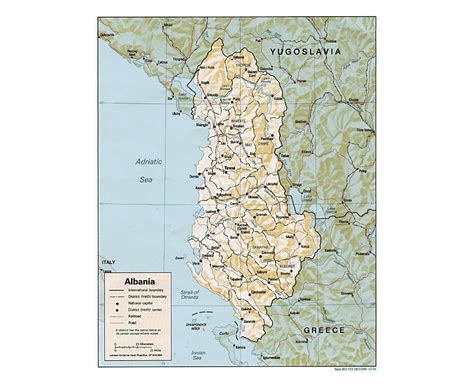 Maps Of Albania Collection Of Maps Of Albania Europe Mapsland
