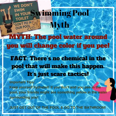 Swimming Pool Myths 5 The Pool Water Around You Will Change Color