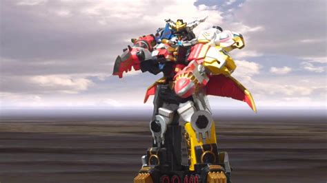 Power Ranger Megaforce Grandioso Megazord Gosei Youtube