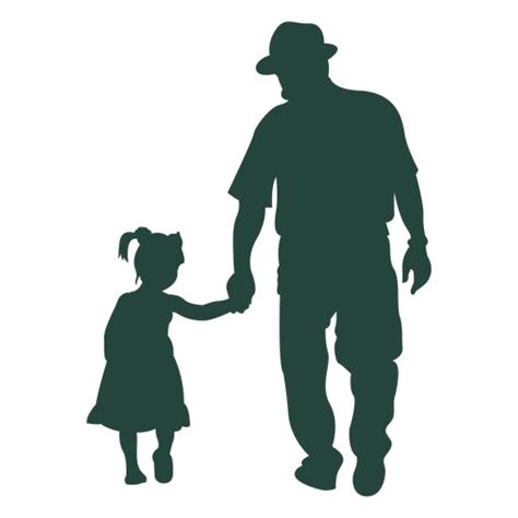 Grandpa Granddaughter Walking Silhouette Ad Sponsored Ad Granddaughter Walking S