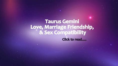 Taurus And Gemini Compatibility In Love Friendship And Sex Lifeinvedas