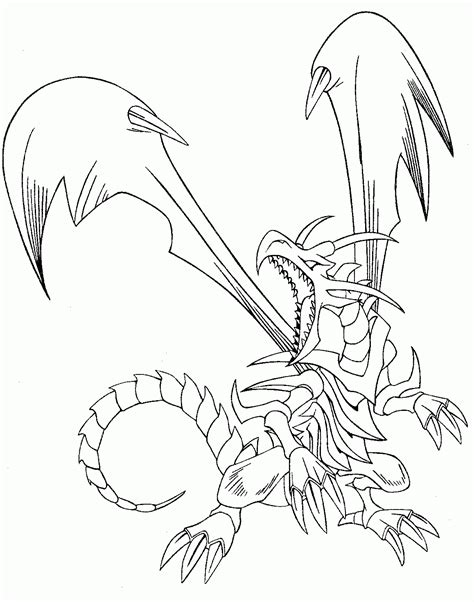 Simple Dragon Head Skull Coloring Pages