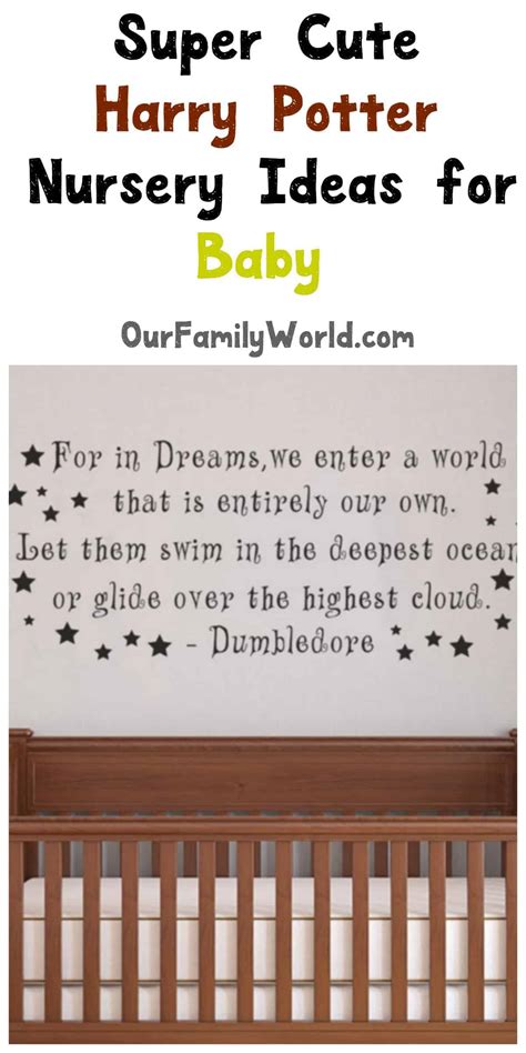 Harry potter is a series of seven fantasy novels written by british author j. 7 Super Cute Harry Potter Nursery Ideas for Your Baby ...