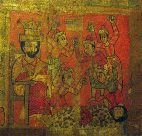 Fileethiopian Painting Stoning Of A Martyr