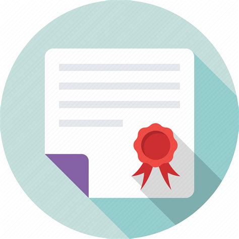 Achievement Certificate Certification Degree Diploma Icon