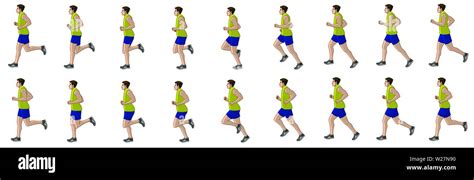 Boy Character With Run Cycle Animation Sprites Sheet The Best The Best Porn Website