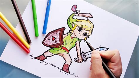 Comment Dessiner Link The Legend Of Zelda Facilement Easy Drawings
