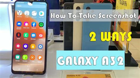 Samsung Galaxy A32 2 Ways To Take Screenshot Youtube
