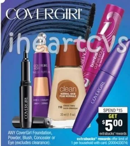 Cvs Spend 15 On Covergirl Cosmetics And Get Back 5 In Ecb Starting