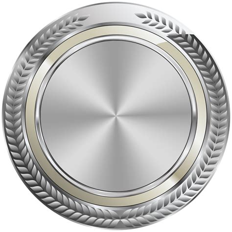 Silver Seal Badge Template Transparent Image Badge Template Badge