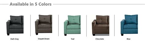 Homelegance Phelps 78 X 58 Fabric Reversible Chaise Sofa