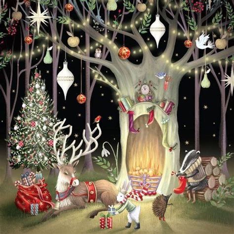 🌟whimsical Woodland 🎄 Christmas With Gods Creatures 🐾🐾🐾 Woodland